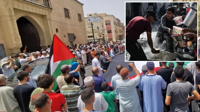 fasli vatandaslar kismi aclik eylemiyle gazzede israilin dayattigi acligi protesto etti sygwnhWd