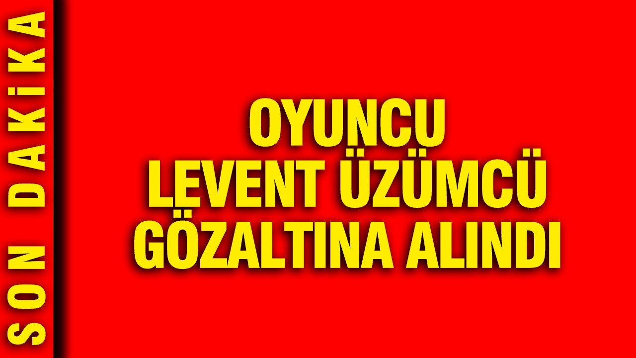 Tiyatro sanatçısı Levent Üzümcü gözaltına alındı Img
